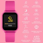 Tikkers Teen Fuchsia Silicone Strap Smartwatch TKS10-0003