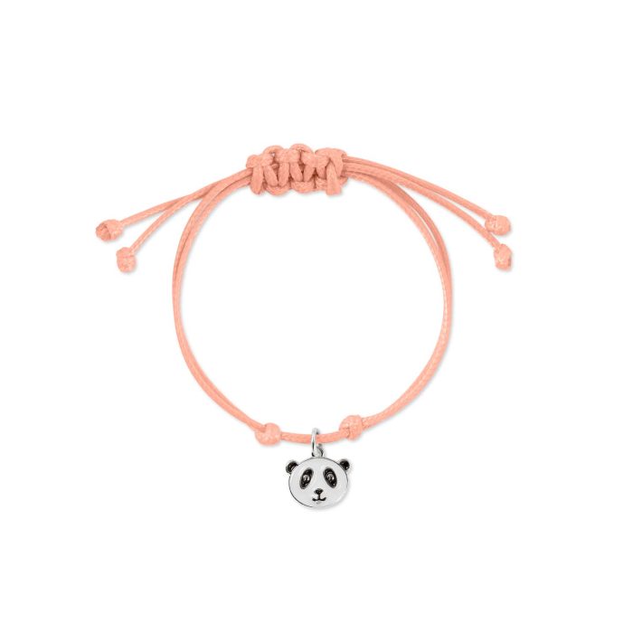 Tikkers WWF Panda Pink Leather Strap & Panda Charm Bracelet Gift Set TKWWF002