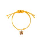 Tikkers WWF Leopard Yellow Leather Strap & Leopard Charm Bracelet Gift Set TKWWF005