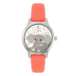 Tikkers WWF Elephant Orange Leather Strap TKWWF007