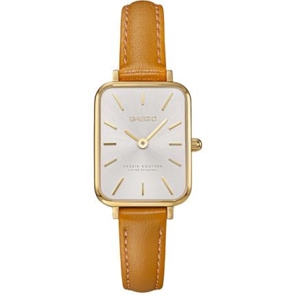 Gregio Vassia Kostara Collection Brown Leather Strap VK101070