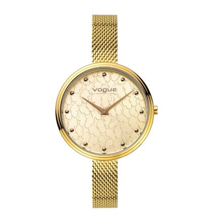 VOGUE PAPILLIONS GOLD STAINLESS STEEL BRACELET