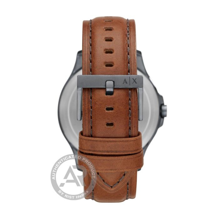 Armani Exchange Hampton Brown Leather Strap AX2414