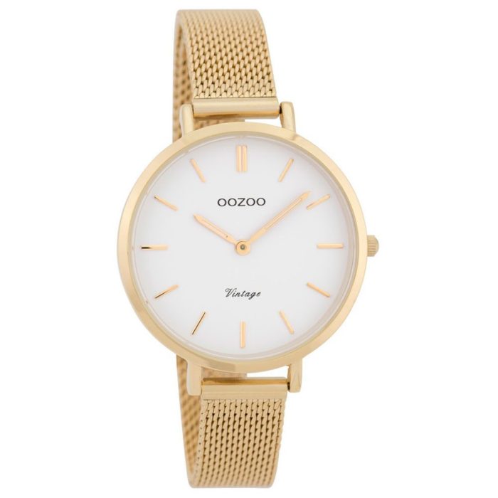 OOZOO TIMEPIECES VINTAGE GOLD METAL STRAP