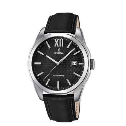 FESTINA AUTOMATIC BLACK LEATHER STRAP