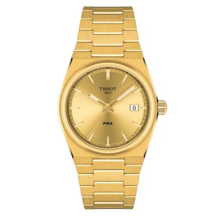 Tissot T-Classic PRX Gold Stainless Steel Bracelet T1372103302100