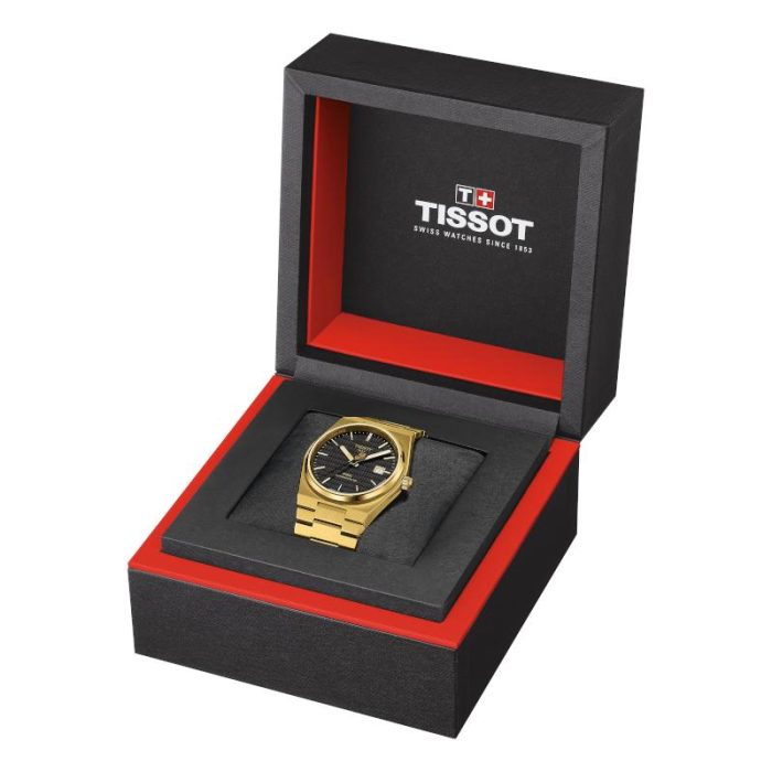 Tissot T-Classic PRX Powermatic 80 Damian Lillard Special Edition Automatic Gold Stainless Steel Bracelet T1374073305100