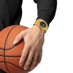 Tissot T-Classic PRX Powermatic 80 Damian Lillard Special Edition Automatic Gold Stainless Steel Bracelet T1374073305100