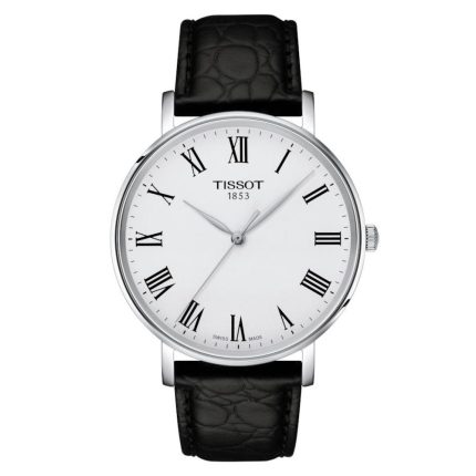 Tissot T-Classic Everytime Black Leather Strap T1434101603300