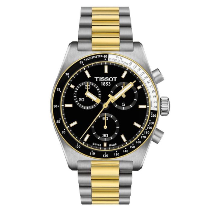 Tissot T-Sport PR516 Two Tone Stainless Steel Bracelet Chronograph T1494172205100