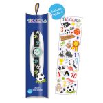 Tikkers Football Black Silicone Strap ATK1101