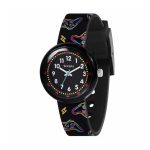 Tikkers Black Silicone Strap ATK1103