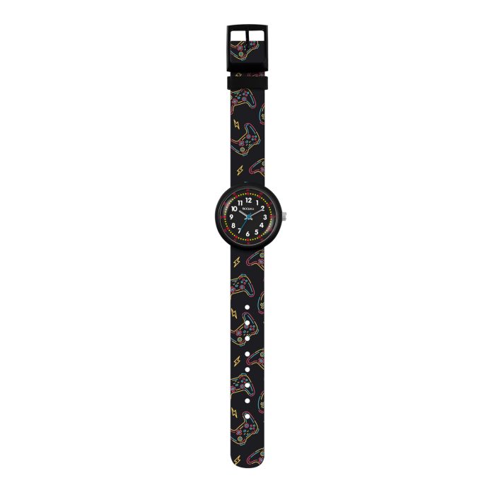 Tikkers Black Silicone Strap ATK1103