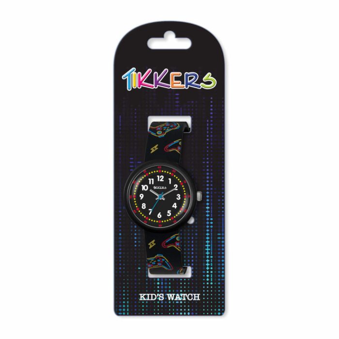 Tikkers Black Silicone Strap ATK1103