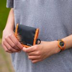 Tikkers Football Black & Orange Silicone Strap Gift Set ATK1108