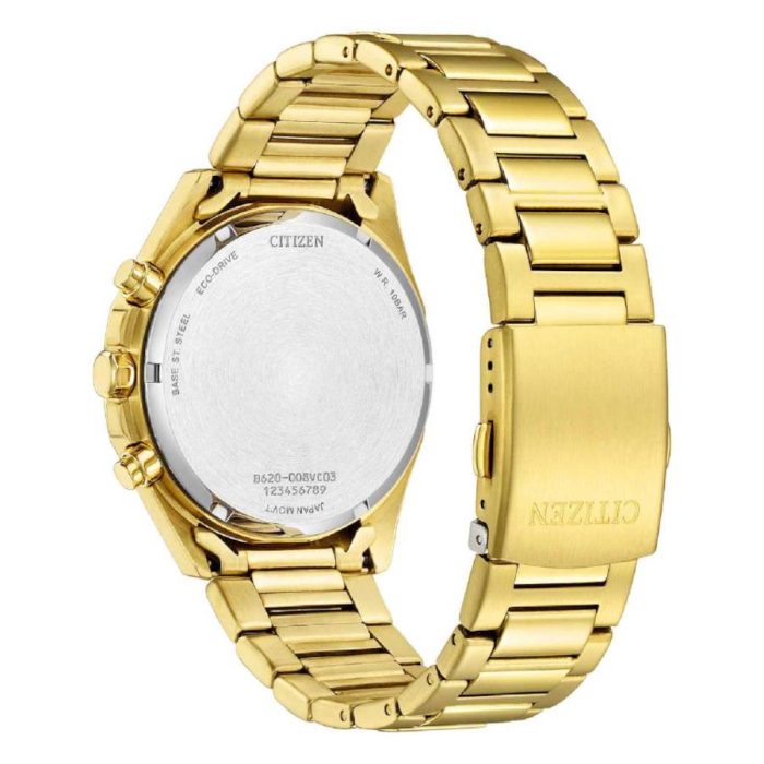 Citizen Eco-Drive Chronograph Gold Stainless Steel Bracelet CA4592-85A