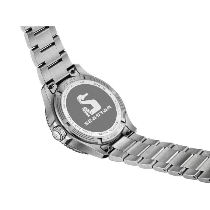 Tissot T-Sport Seastar 1000 Quartz GMT Silver Stainless Steel Bracelet T1208521105100