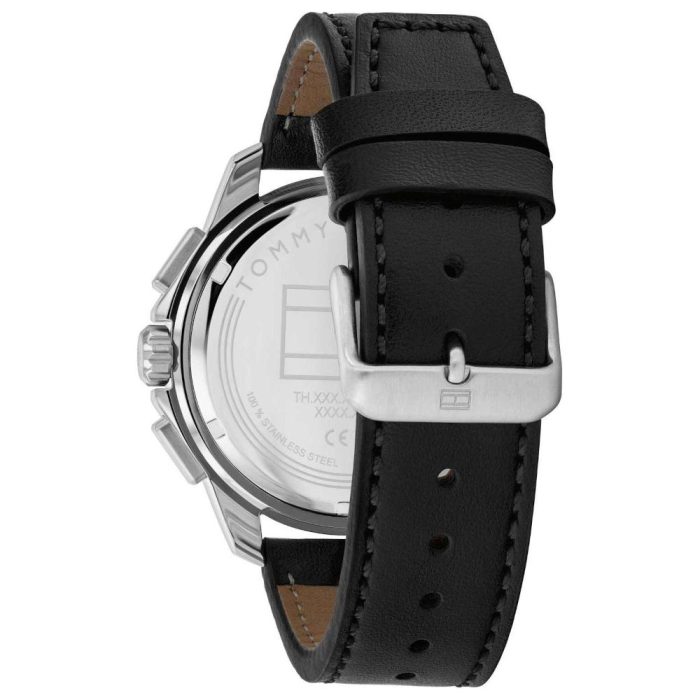 Tommy Hilfiger Walker Black Leather Strap 1710619