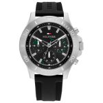 Tommy Hilfiger Bryan Black Rubber Strap 1792111