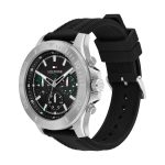 Tommy Hilfiger Bryan Black Rubber Strap 1792111