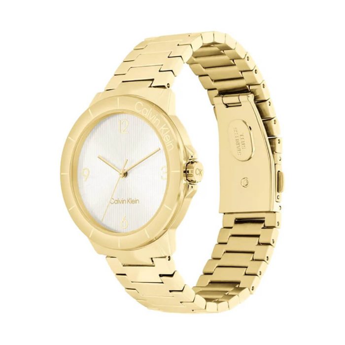 Calvin Klein Vivacious Gold Stainless Steel Bracelet 25100023