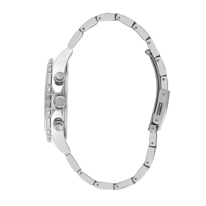 Lee Cooper Dual Time Silver Metal Bracelet LC07515.060