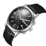 Lee Cooper Dual Time Black Leather Strap LC08085.351