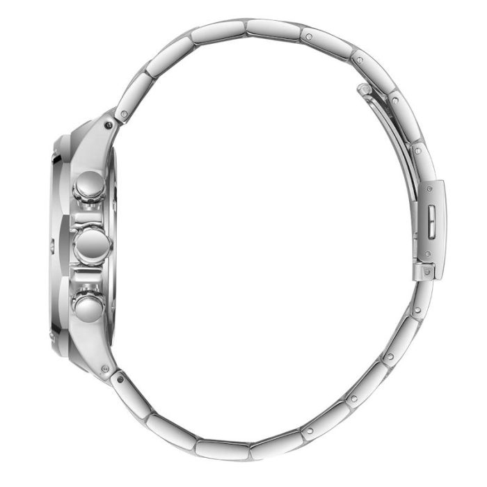 Lee Cooper Dual Time Silver Metal Bracelet LC08104.390