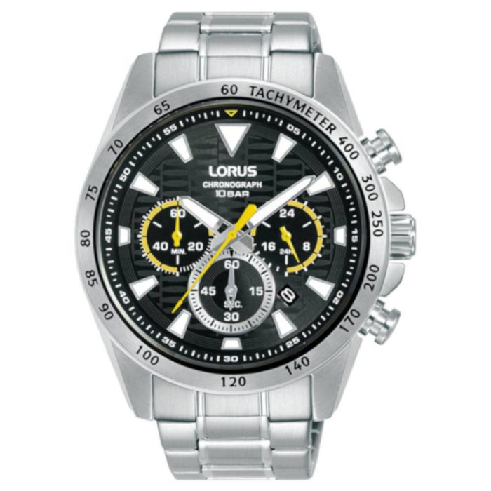 Lorus Sports Chronograph Stainless Steel Bracelet RT351KX9