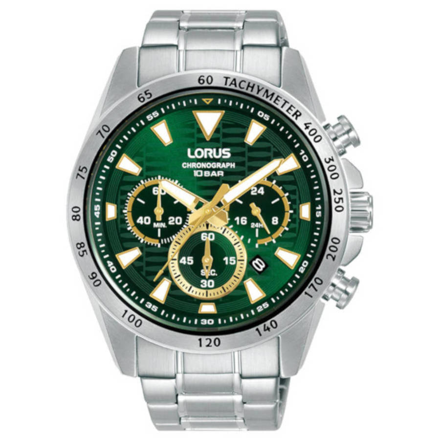 Lorus Sports Chronograph Stainless Steel Bracelet RT355KX9