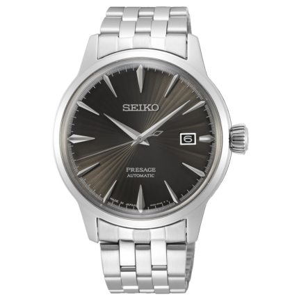 Seiko Presage Automatic Silver Stainless Steel Bracelet SRPE17J1