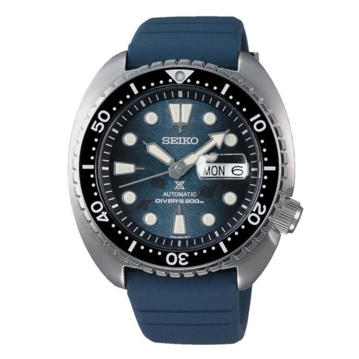 Seiko Prospex Divers Save The Ocean ''King Turtle'' Automatic Blue Rubber Strap SRPF77K1J