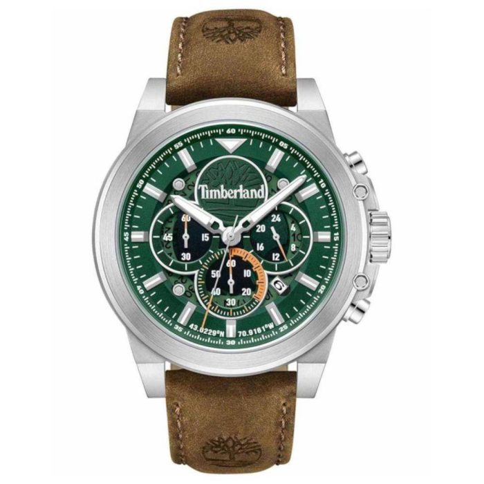 Timberland Fast Strike Brown Leather Strap Chronograph TDWGB0056001