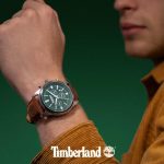 Timberland Northbridge Dual Time Brown Leather Strap TDWGF0041206