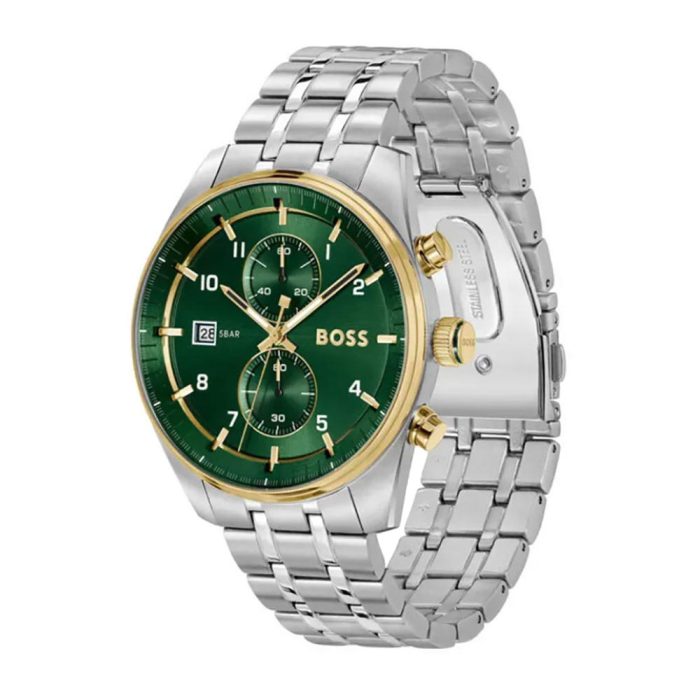 Boss Skytraveller Stainless Steel Bracelet Chronograph 1514195