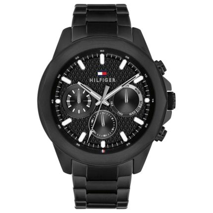 Tommy Hilfiger Lars Black Stainless Steel Bracelet 1710653