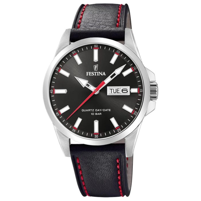 Festina Black Leather Strap F20358/4