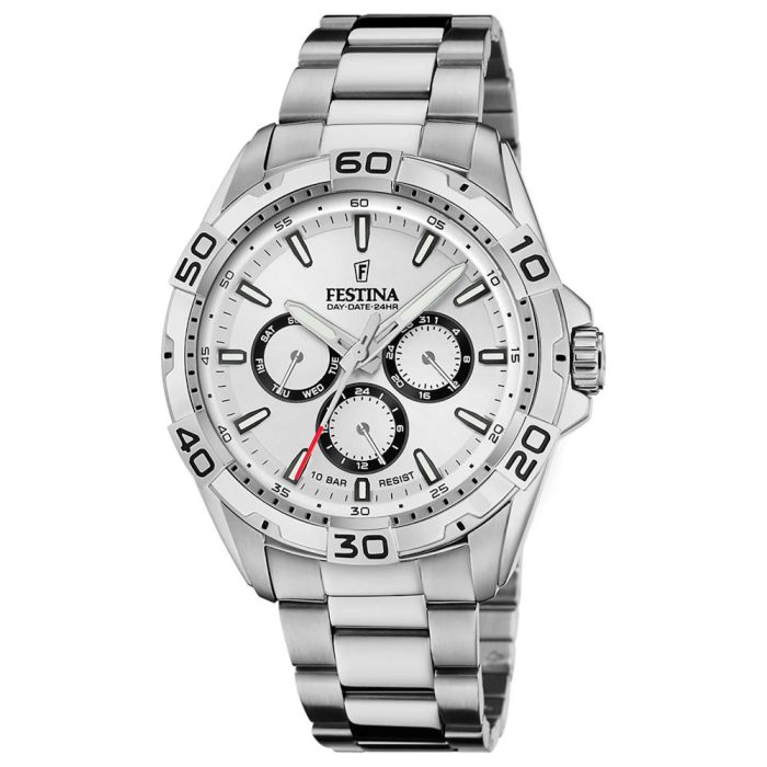 Festina Multifunction Silver Stainless Steel Bracelet F20623/1