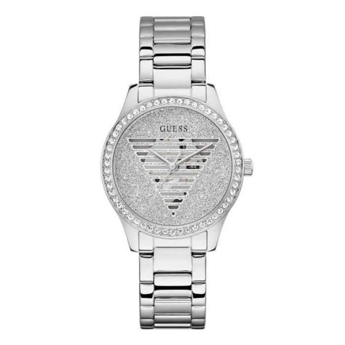 Guess Lady Idol Crystals Silver Stainless Steel Bracelet GW0605L1