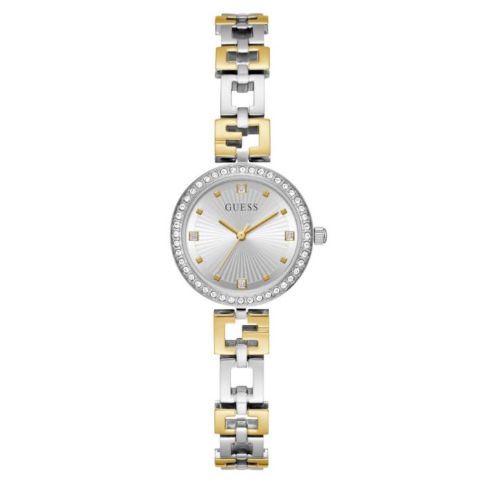 Guess Lady G Crystals Two Tone Stainless Steel Bracelet GW0656L1