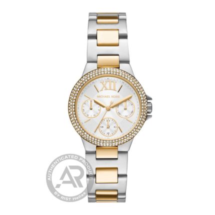 Michael Kors Camille Crystals Two Tone Stainless Steel Bracelet MK6982