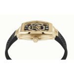 Philipp Plein The Hexagon Phantom Black Silicone Strap PWPUA0424