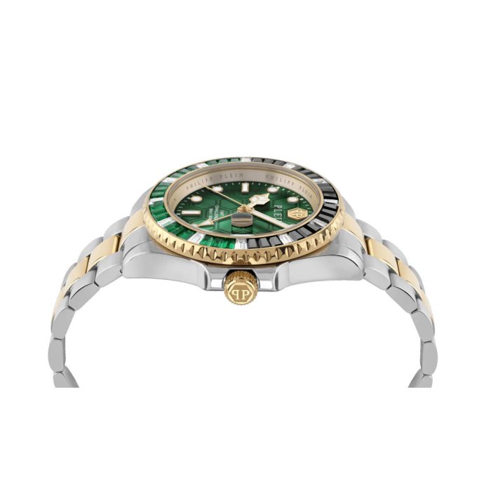 Philipp Plein GMT-I Challenger Crystals Two Tone Stainless Steel Bracelet PWPZA0224