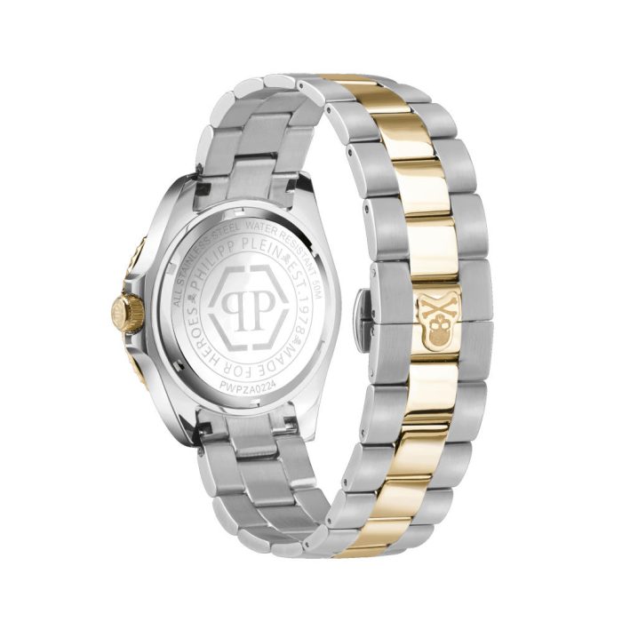 Philipp Plein GMT-I Challenger Crystals Two Tone Stainless Steel Bracelet PWPZA0224