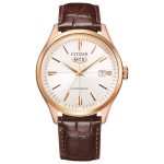 Citizen Automatic Brown Leather Strap NH8393-05AE