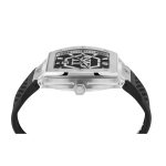 Philipp Plein The Hexagon Phantom Black Silicone Strap PWPUA0524