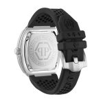 Philipp Plein The Hexagon Phantom Black Rubber Strap PWPUA0524