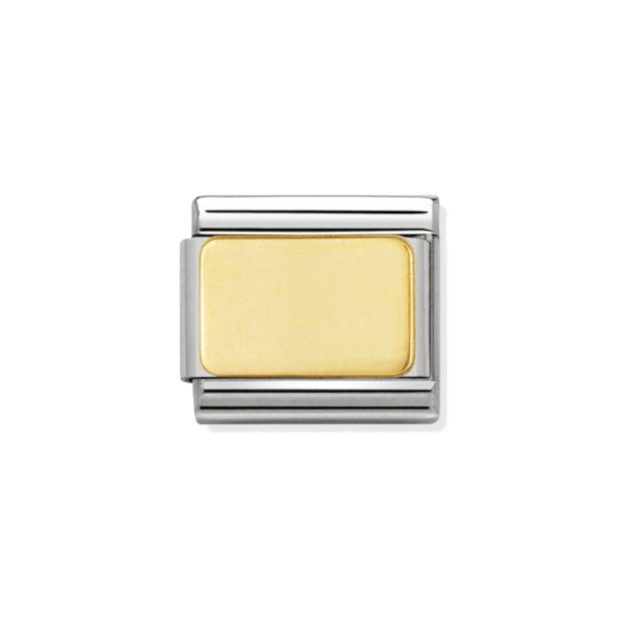 NOMINATION COMPOSABLE CLASSIC LINK IN 18K GOLD 030121/01