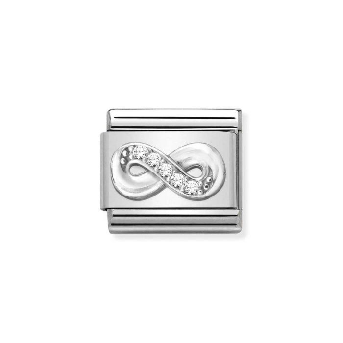 NOMINATION COMPOSABLE CLASSIC LINK INFINITY IN STERLING SILVER 330304/41