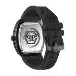 Philipp Plein The Skeleton Crystals Automatic Black Rubber Strap PWBAA0621